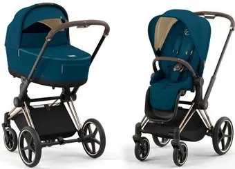 Cybex Priam IV (2 в 1, mountain blue/rose gold)