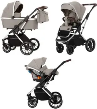 Carrello Aurora CRL-6502/2 (3 в 1, almond beige, регулируемая ручка)