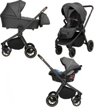 Carrello Epica CRL-8511/1 (3 в 1, iron grey, черная рама)