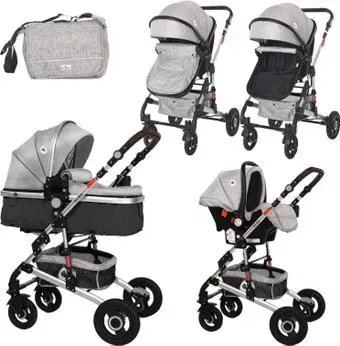 Lorelli Alba Set 2021 (3 в 1, opaline grey)