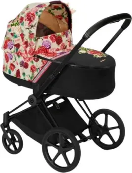 Cybex Priam III FE (spring blossom light, шасси matt black)