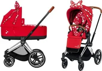 Cybex Priam JS (2 в 1, petticoat, шасси chrome/brown)
