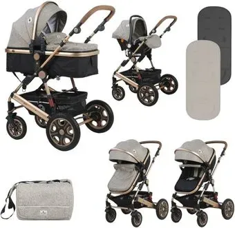 Lorelli Lora 2021 (3 в 1, pearl beige)