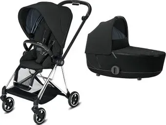 Cybex Mios (2 в 1, deep black, рама хром)