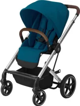 Cybex Balios S Lux 2020 (серебристая рама, river blue)