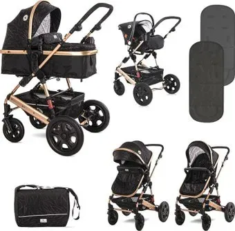 Lorelli Lora 2021 (3 в 1, lux black)