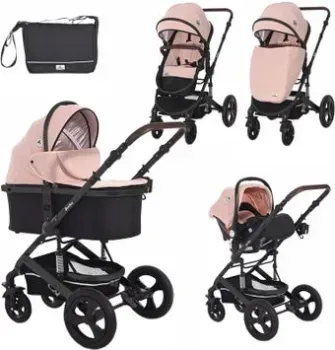 Lorelli Boston 2021 (2 в 1, розовый, звезды)