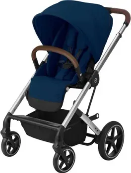 Cybex Balios S Lux 2020 (серебристая рама, navy blue)