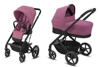 Cybex Balios S Lux 2020 (2 в 1, черная рама, magnolia pink)