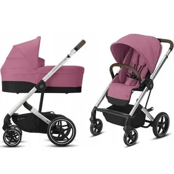Cybex Balios S Lux 2020 (2 в 1, серебристая рама, magnolia pink)