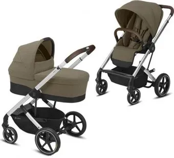 Cybex Balios S Lux 2020 (2 в 1, серебристая рама, classic beige)