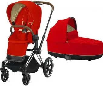 Cybex Priam 2020 (autumn gold, рама хром/коричневый)