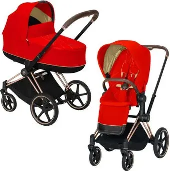 Cybex Priam 2020 (autumn gold, рама розовое золото)