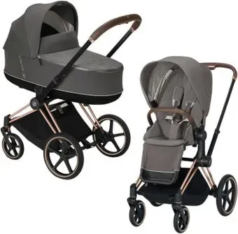 Cybex Priam 2020 (soho grey, рама розовое золото)