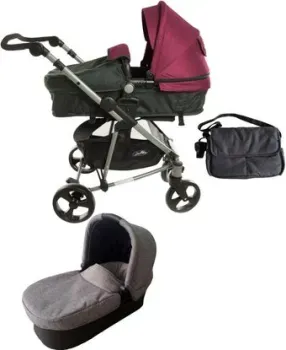 ForKiddy Siesta (2 в 1 + утепленный блок, бордовый)