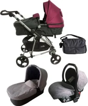 ForKiddy Siesta (3 в 1 + утепленный блок, бордовый)