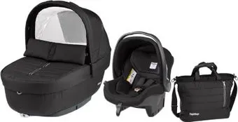 Peg Perego Set Elite Breeze (люлька, автокресло, сумка, черный)