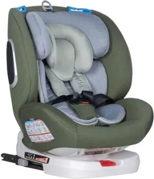 Farfello Isofix YB102A (серый/зеленый)