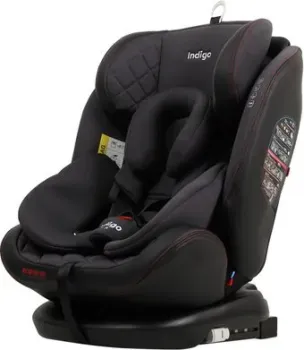 Indigo Aero Isofix (черный/красный)