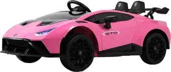 RiverToys Lamborghini Huracan STO E888EE (розовый)