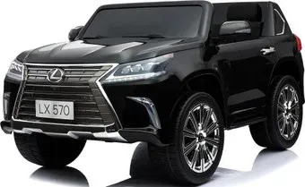 RiverToys Lexus LX570 Y555YY (черный глянец)