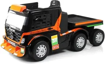 RiverToys Mercedes-Benz Axor с прицепом H777HH (оранжевый)