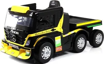 RiverToys Mercedes-Benz Axor с прицепом H777HH (желтый)