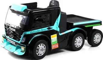 RiverToys Mercedes-Benz Axor с прицепом H777HH (голубой)
