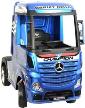 RiverToys Mercedes-Benz Actros 4WD HL358 с прицепом (синий)