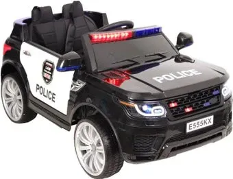 RiverToys Range Rover E555KX (черный, полиция)