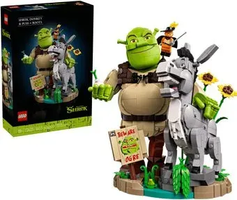 LEGO Shrek 72423 Фигурки Шрек, Осел и Кот в сапогах