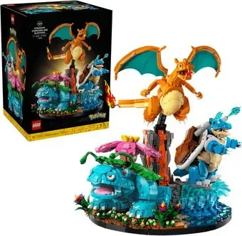 LEGO Pokemon 72153 Венузавр, Чаризард и Бластойз