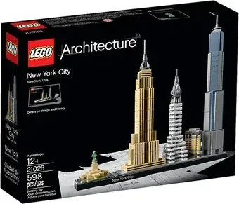 LEGO Architecture 21028 Нью-Йорк (New York City)