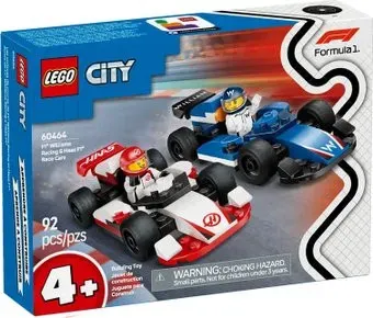 LEGO City Formula 1 Гоночные автомобили Williams и Haas 60464
