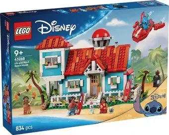 LEGO Disney Пляжный домик Лило и Стича 43268