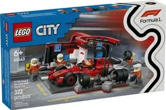 LEGO City 60443 Пит-стоп F1 с автомобилем Ferrari