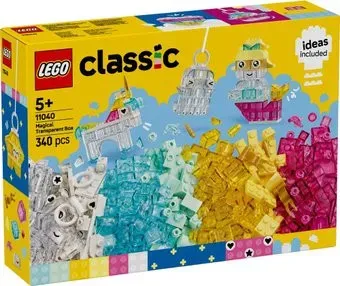LEGO Classic 11040 Волшебный набор с прозрачными кубиками