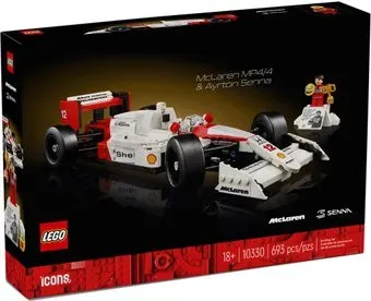 LEGO Icons 10330 McLaren F1 MP4/4 и Айртон Сенна