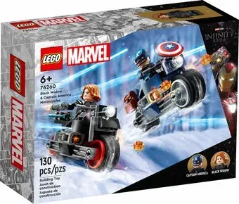 LEGO Marvel Super Heroes 76260 Черная вдова и Капитан Америка на мотоциклах