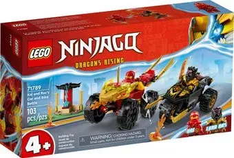 LEGO Ninjago 71789 Кай и Рас: Битва на машине и мотоцикле