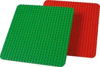 LEGO 9071 2-Large Green Plates 15 x 15