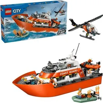 LEGO City 60504 Спасательный катер и вертолет береговой охраны