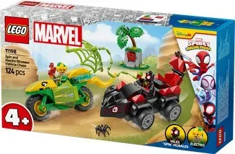 LEGO Marvel Погоня Диногонщика Спина за Электро 11198