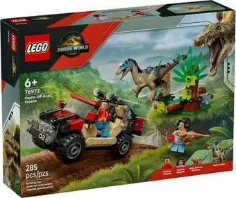 LEGO Jurassic World Побег Раптора по бездорожью 76972
