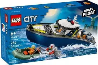 LEGO City Полицейская погоня на лодке 60456