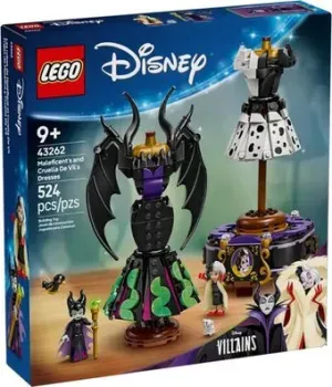 LEGO Disney Princess Платья Малефисенты и Круэллы Де Виль 43262