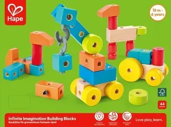 Hape Учусь строить Бесконечное воображение E0519_HP