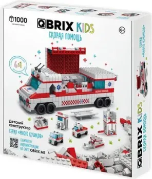 QBRIX Kids. Много кубиков. Скорая помощь 32005