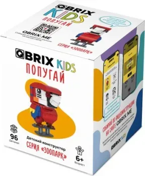 QBRIX Kids Зоопарк. Попугай 30051