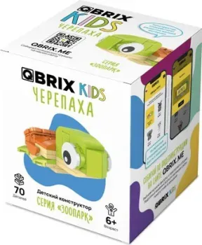 QBRIX Kids Зоопарк. Черепаха 30047
